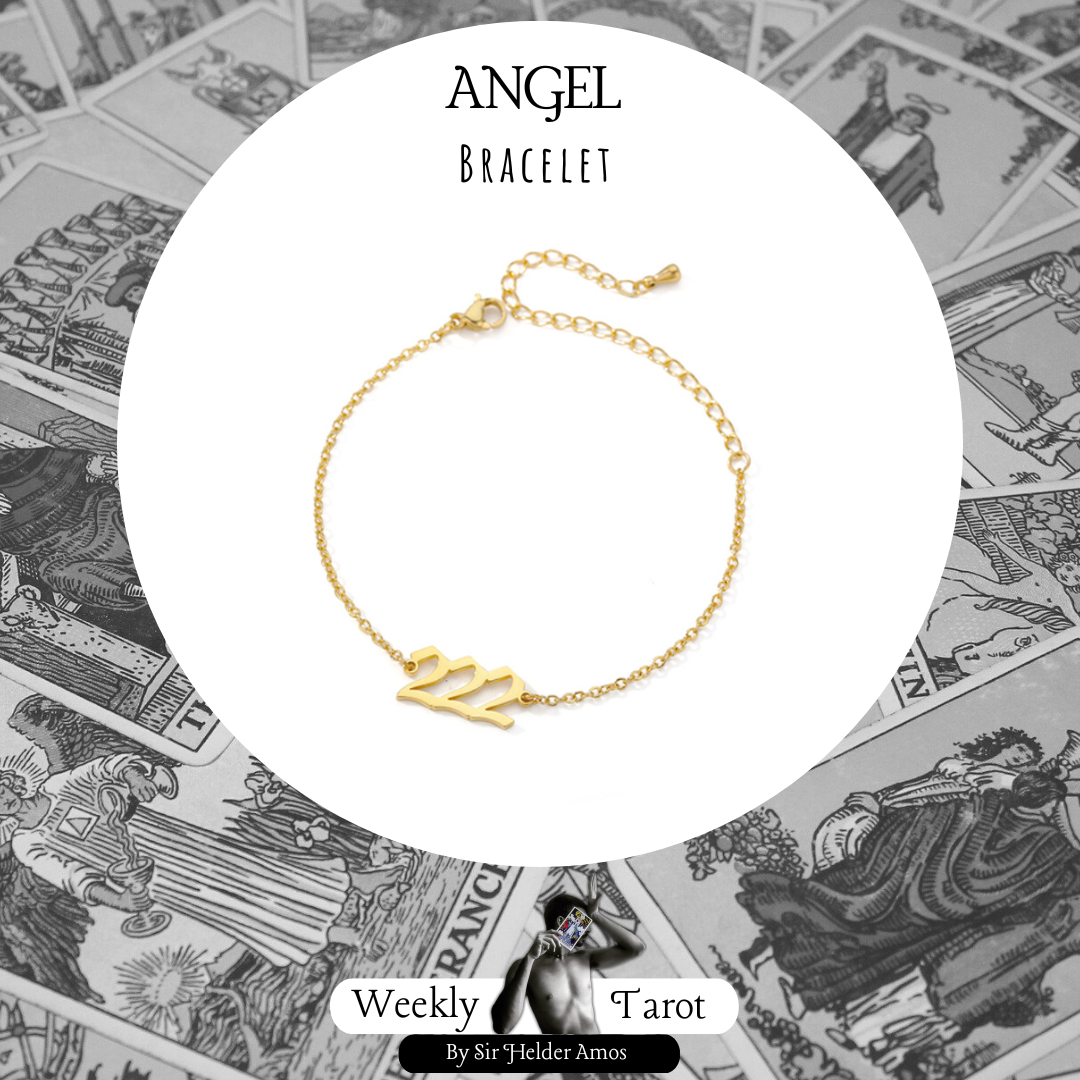 222 Angel Number ~ Stainless Steel Bracelet