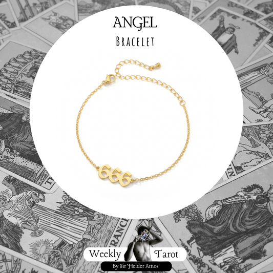 666 Angel Number ~ Stainless Steel Bracelet