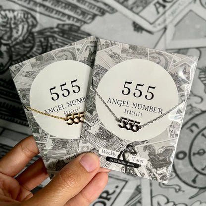 555 Pulsera con número de ángel