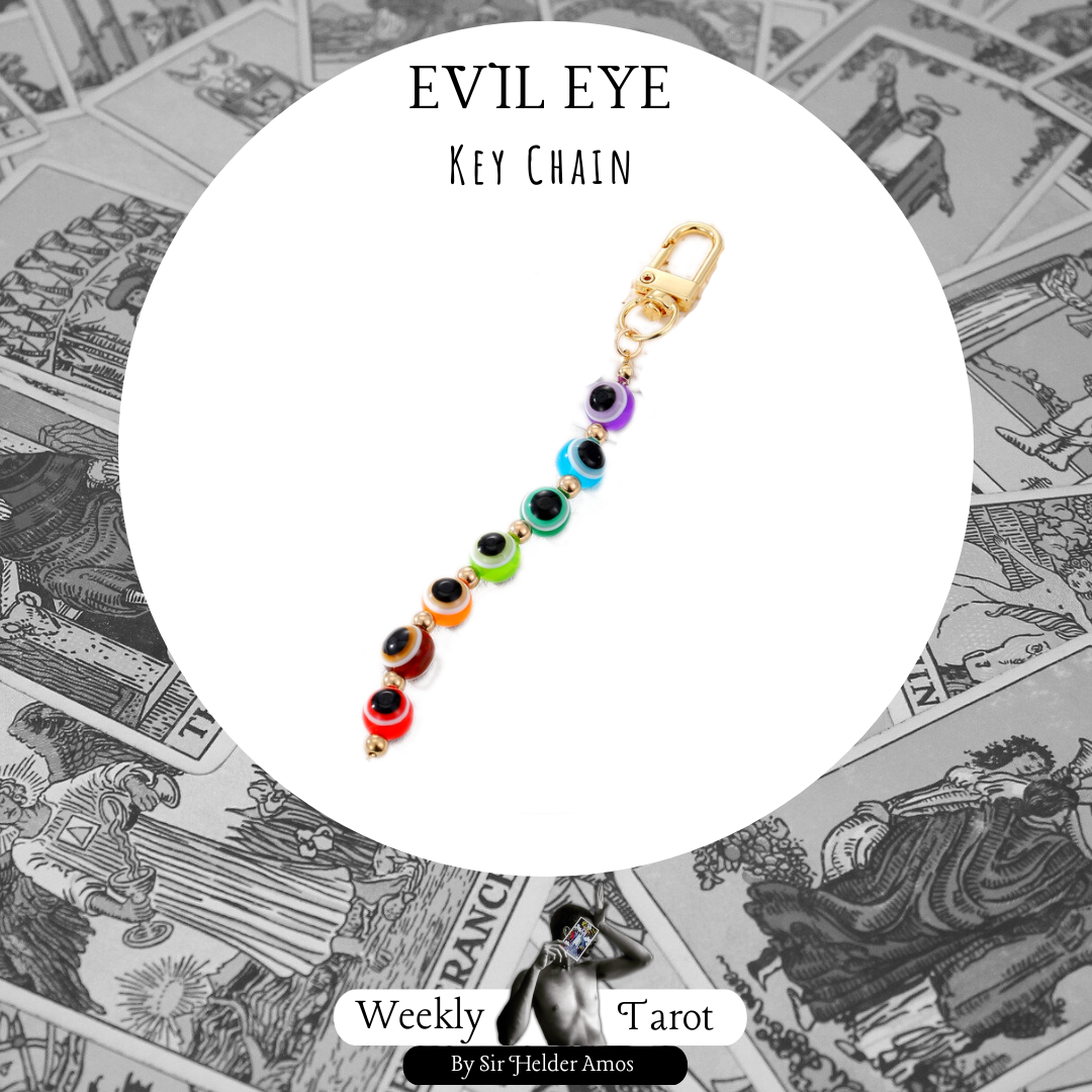 Rainbow Evil Eye Hanging Keychain