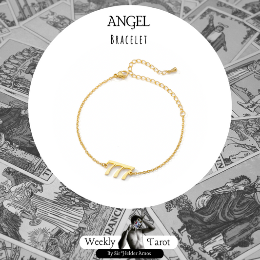 777 Angel Number ~ Stainless Steel Bracelet