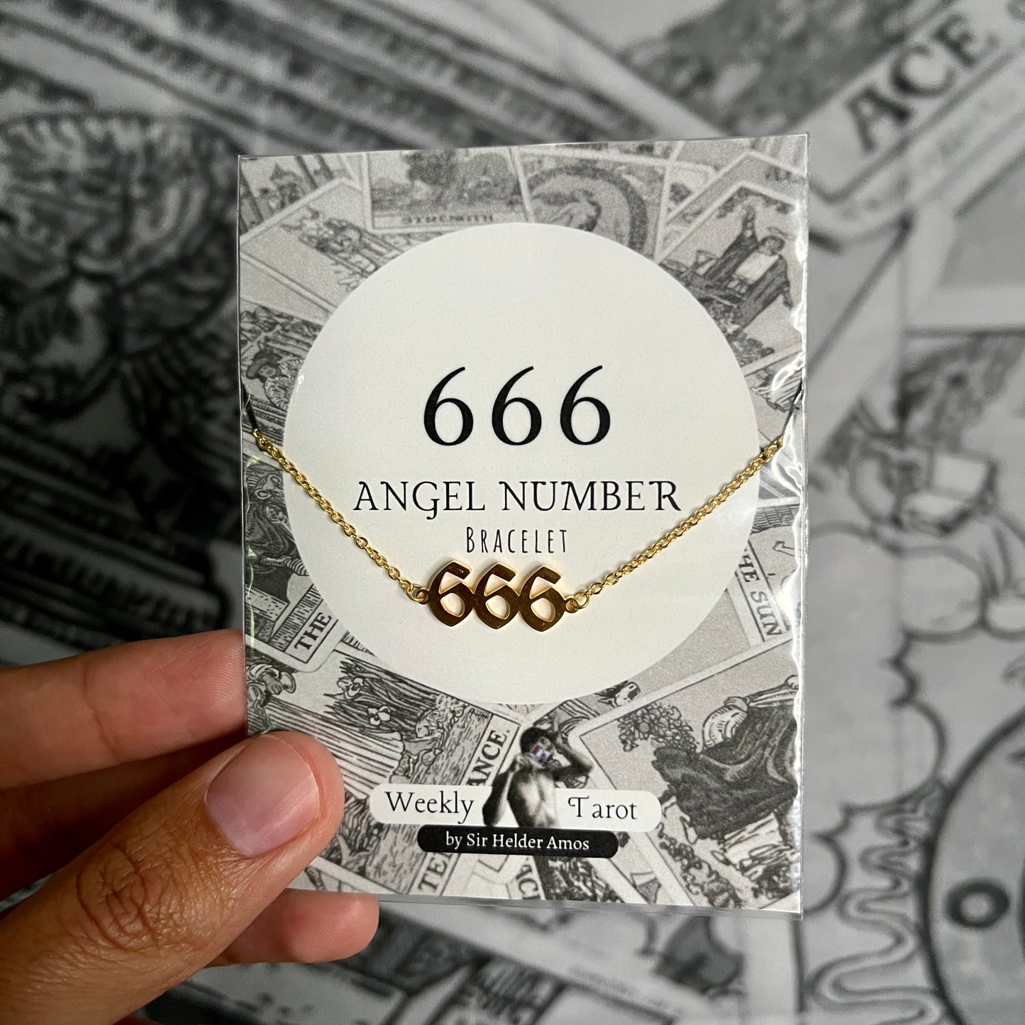 666 Angel Number ~ Stainless Steel Bracelet