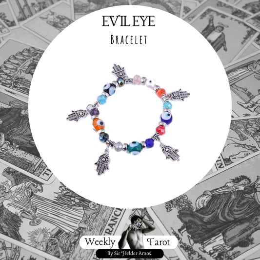 Colorful Evil Eye Bracelet with Hamsa Hands