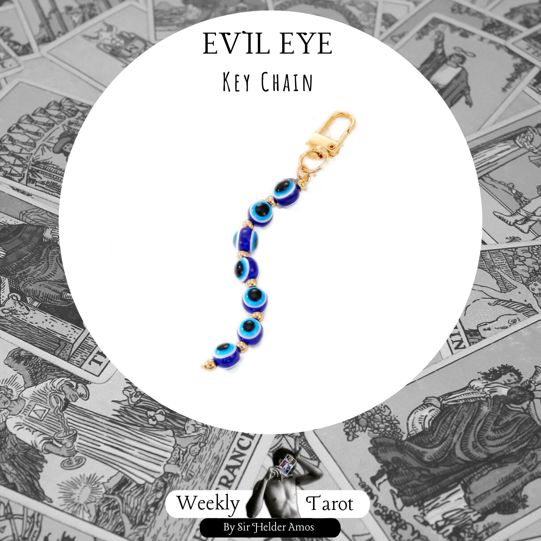 Blue Evil Eye Hanging Keychain