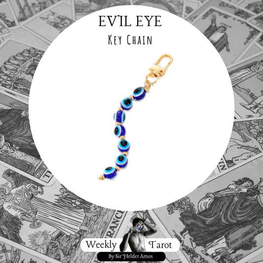 Blue Evil Eye Hanging Keychain