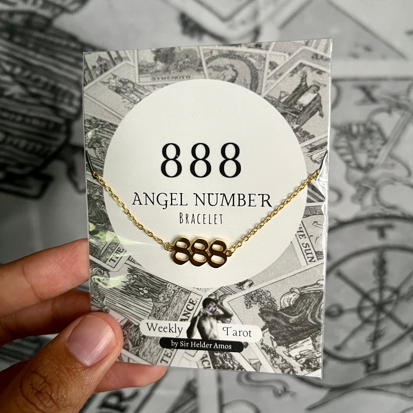 888 Pulsera con número de ángel