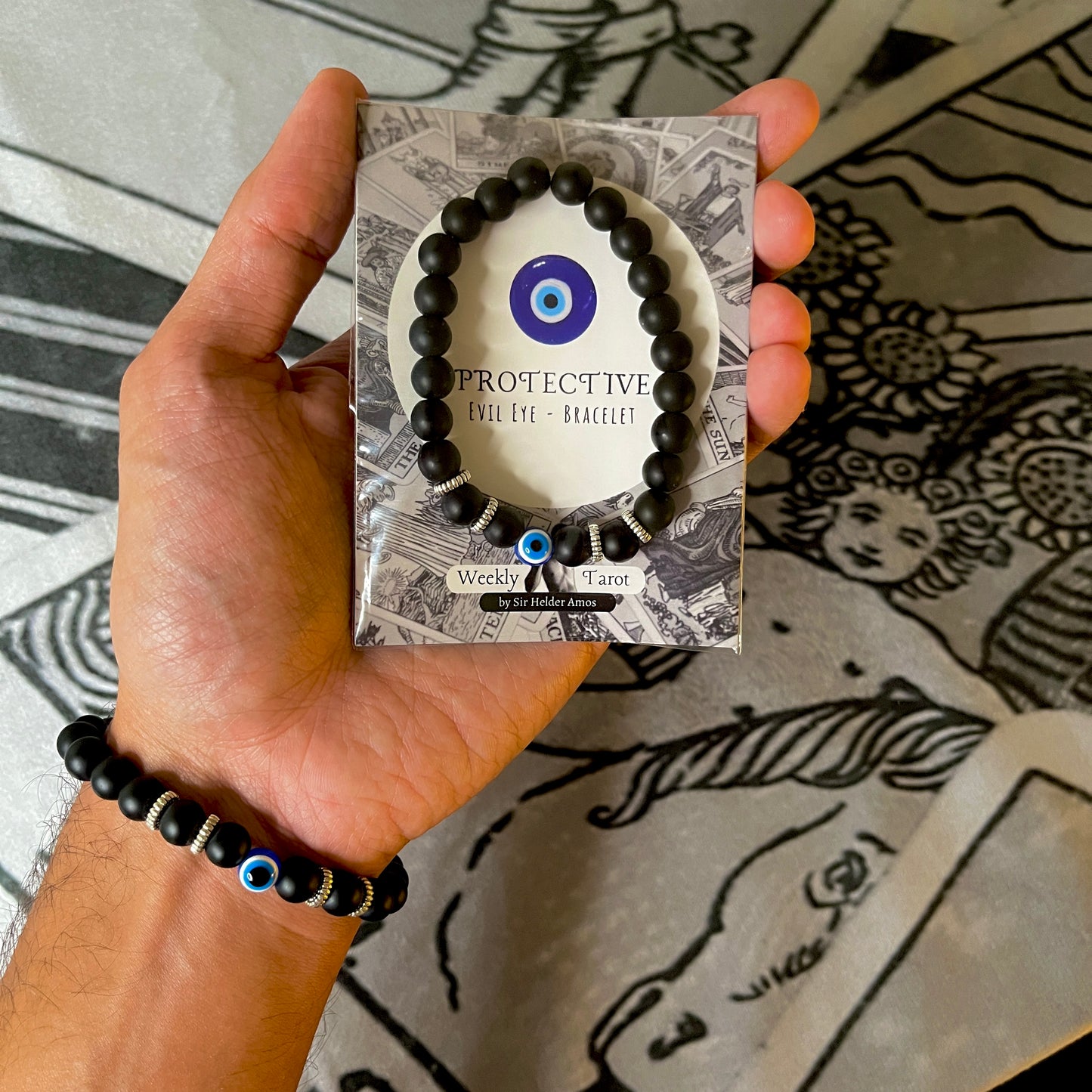 Obsidian Evil Eye Bracelet