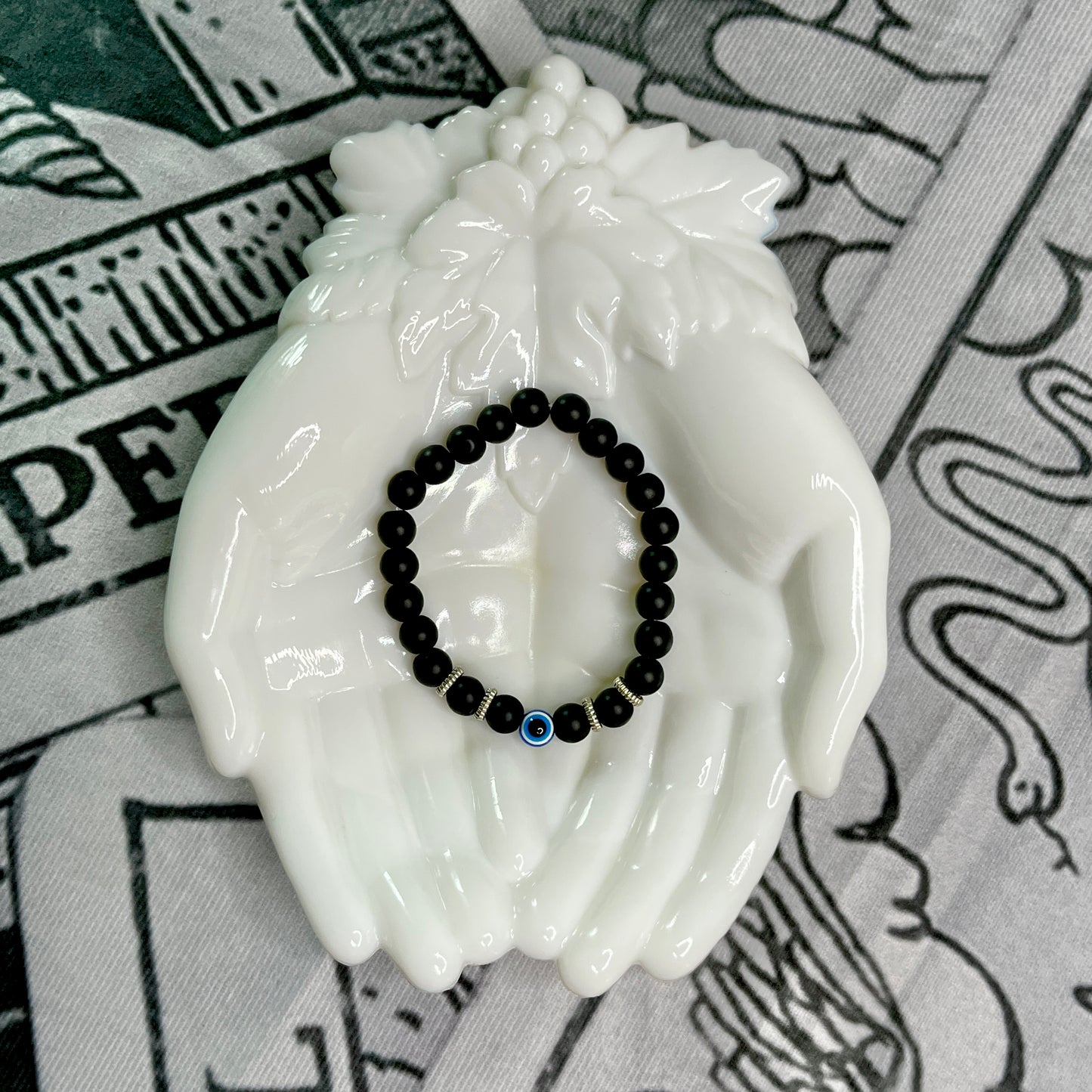 Obsidian Evil Eye Bracelet