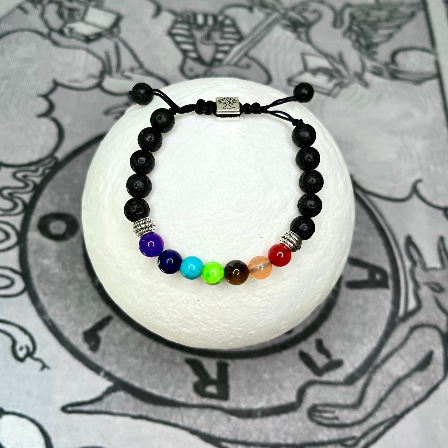 Adjustable Chakra Balancing Bracelet