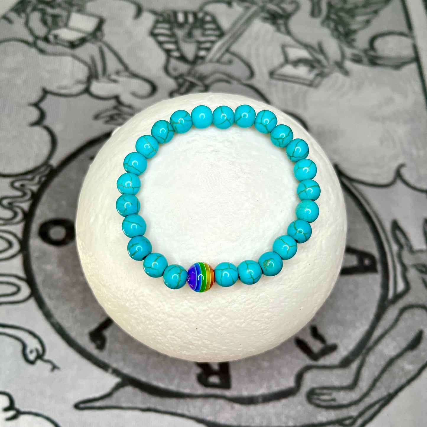 ~ CLEARANCE ~ Minimalist Turquoise Chakra Balancing Bracelet