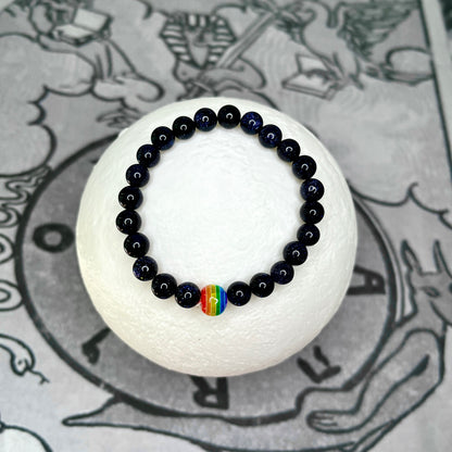 Minimalist Obsidian Chakra Balancing Bracelet