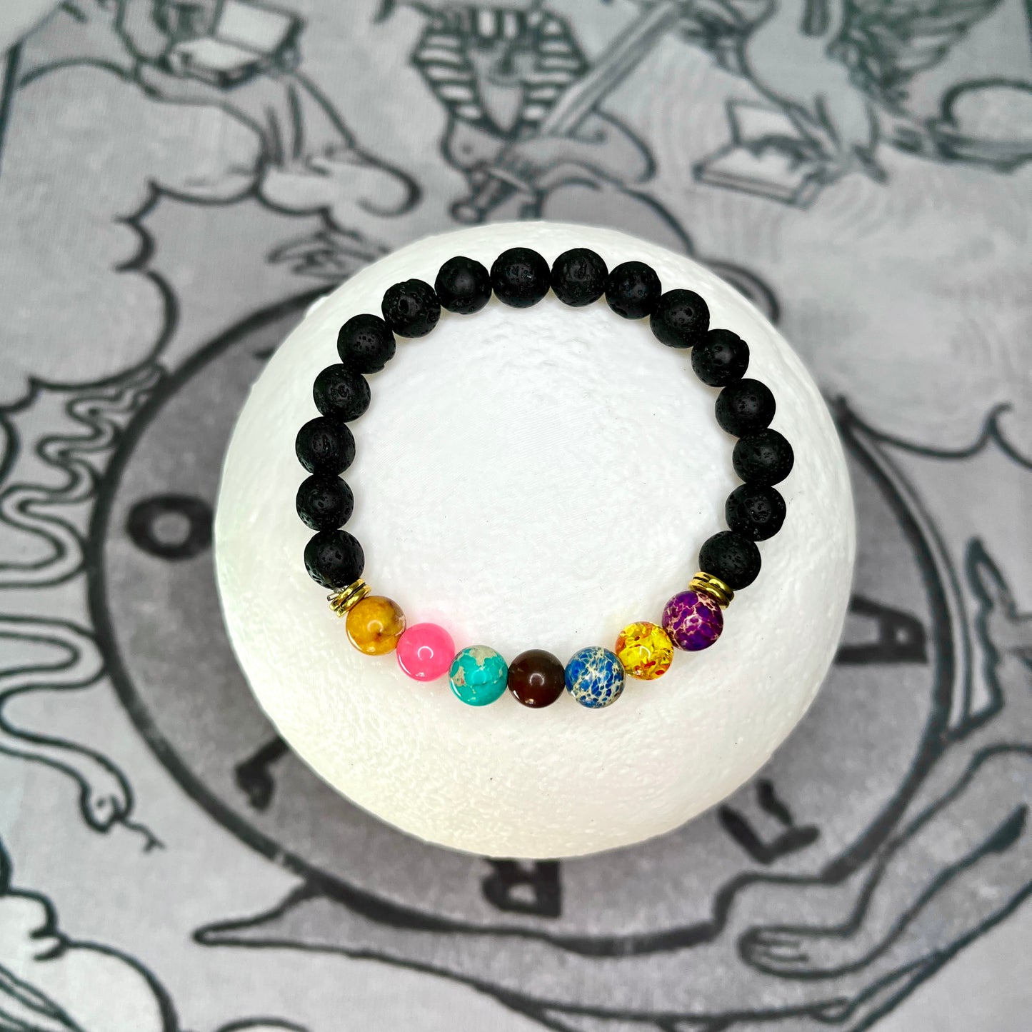 Sediment Stones Chakra Balancing Bracelet