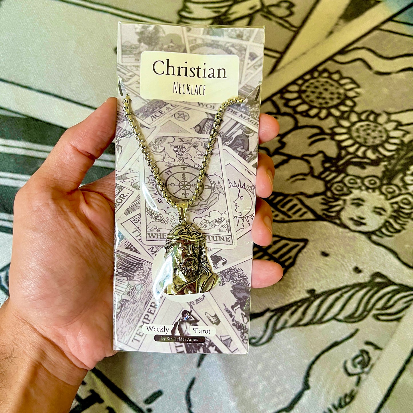 Jesus Christ Portrait Christian Necklace