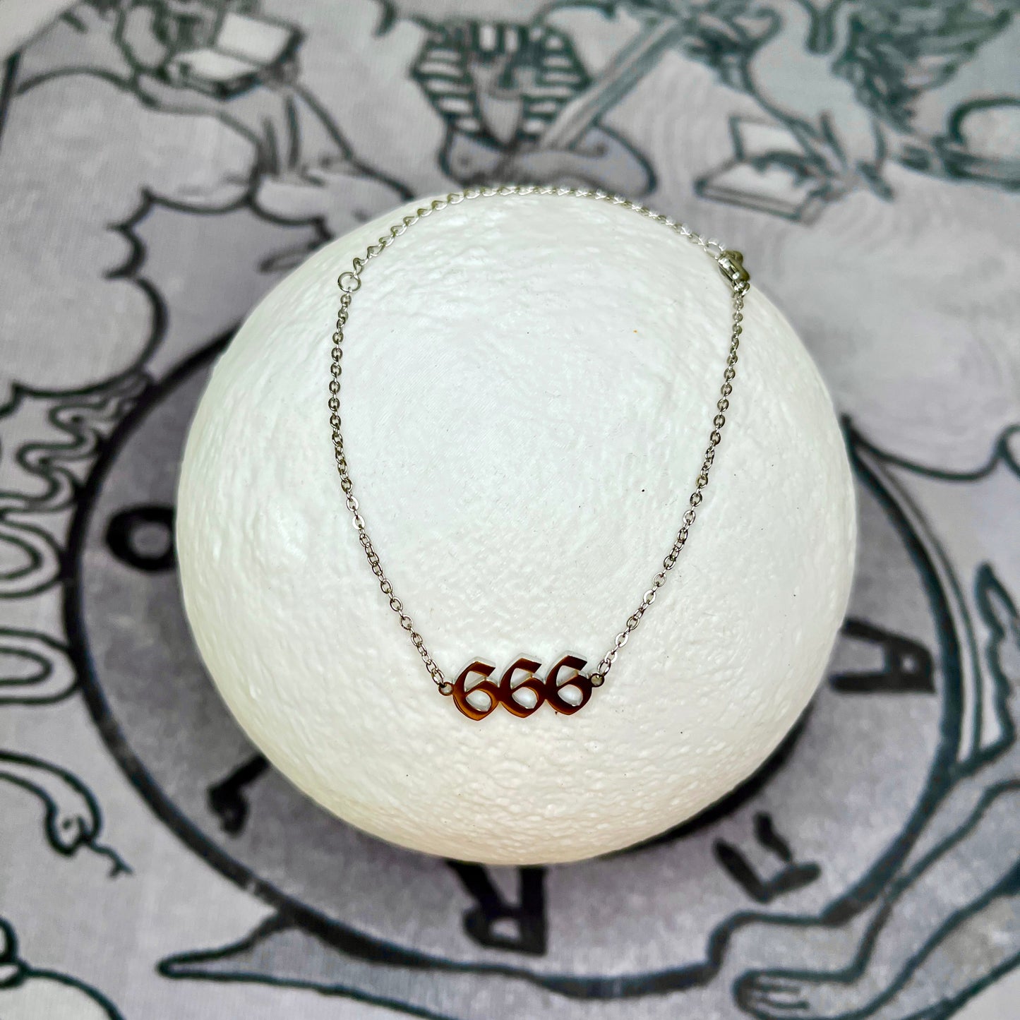 666 Angel Number ~ Stainless Steel Bracelet