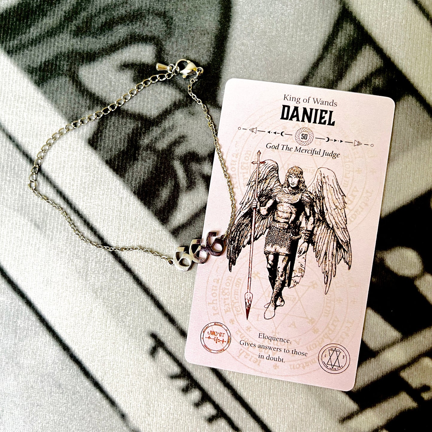 666 Angel Number ~ Stainless Steel Bracelet