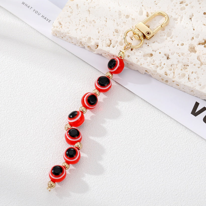 Red Evil Eye Hanging Keychain