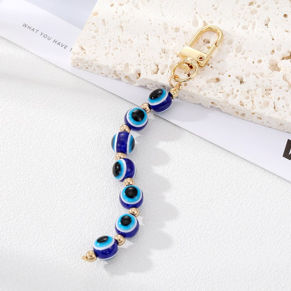 Blue Evil Eye Hanging Keychain