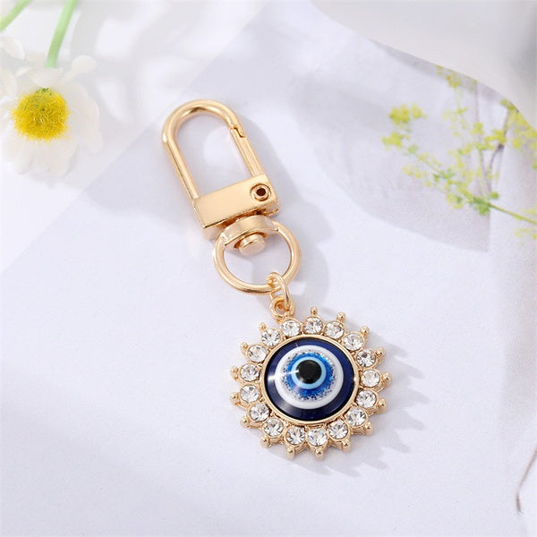 ~ CLEARANCE ~ Sun Evil Eye Keychain