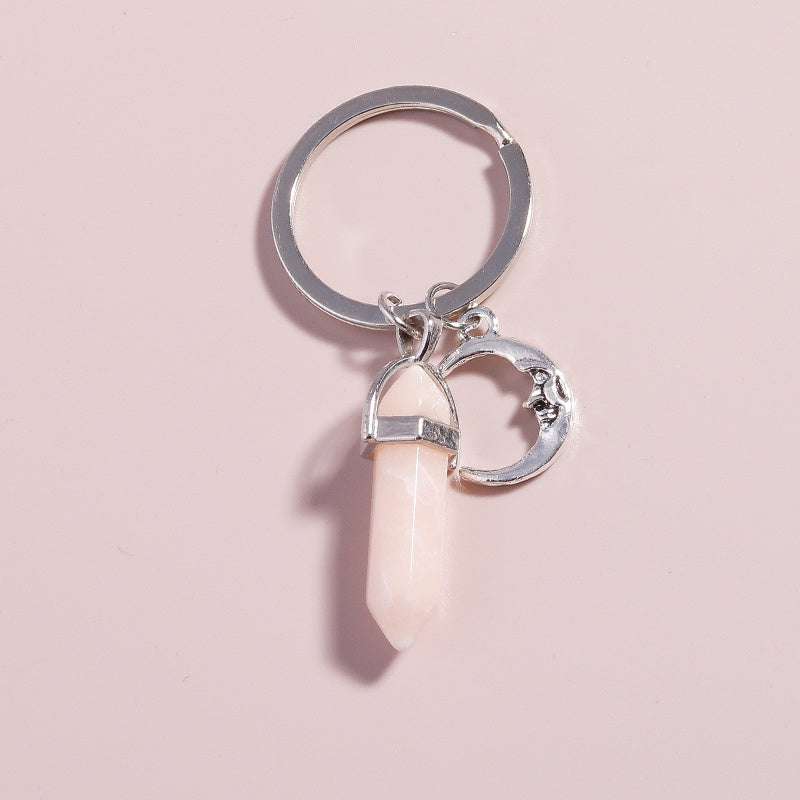 Moon Crystal Keychain