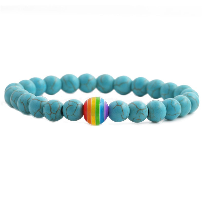 ~ CLEARANCE ~ Minimalist Turquoise Chakra Balancing Bracelet