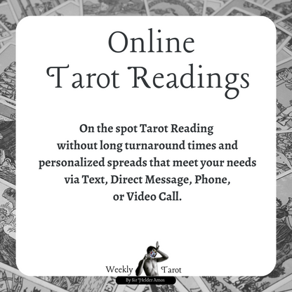 Lecturas del Tarot en línea y en tiempo real. 